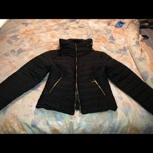 Black Puffer Jacket: XL
